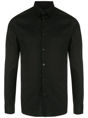 Armani Exchange chemise à boutonnière - Noir