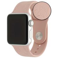 Apple Watch Print Sport Band - Bloemen Roze - 38, 40, 41 & 42mm Apple Watch Print Sport Band - Bloemen Roze - 38, 40, 41 & 42mm