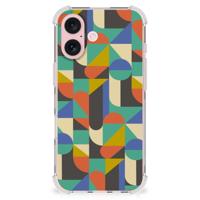 iPhone 16 Doorzichtige Silicone Hoesje Funky Retro