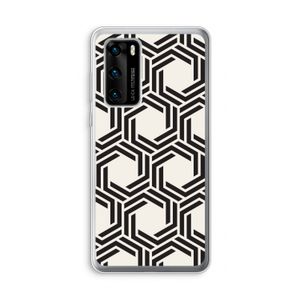 Geometrisch patroon: Huawei P40 Transparant Hoesje