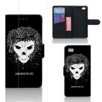 Telefoonhoesje met Naam Huawei Ascend P8 Lite Skull Hair
