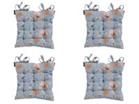 Toscane kussen ca. 46x46 cm Florina blue (4 stuks) Madison - Madison
