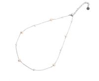 Go Dutch Label Ketting met Parels Zilver