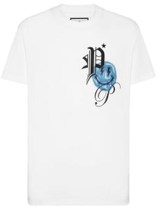 Philipp Plein t-shirt Smile en coton - Blanc