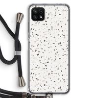 Terrazzo N°14: Samsung Galaxy A22 5G Transparant Hoesje met koord