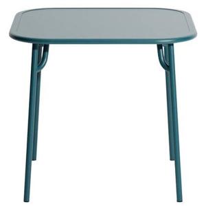 Petite Friture Week-end tuintafel 85x85 met dicht blad Ocean Blue