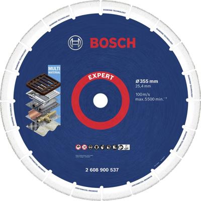Bosch Accessories 2608900537 M14 Diamanten doorslijpschijf Diameter 355 mm Boordiameter 25.4 mm 1 stuk(s)