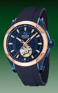 Horlogeband Jaguar J812-1 / J815-1 / J961-1 Silicoon Blauw 22mm