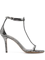 ISABEL MARANT sandales 95 mm à effet craquelé - Argent