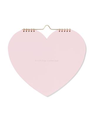 HEMA Kalender 23x26cm Hartje Roze