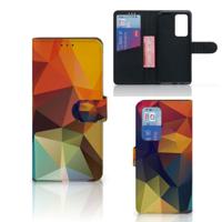 Huawei P40 Pro | Book Case | Polygon Color