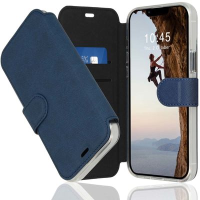 AccezzXtreme Wallet voor Apple iPhone 14 Plus Telefoonhoesje Blauw