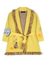 Alanui Kids cardigan à motif Tweety - Jaune