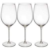 Wijnglazen set Lina - doosje 12x stuks - chique transparant glas - 54 CL