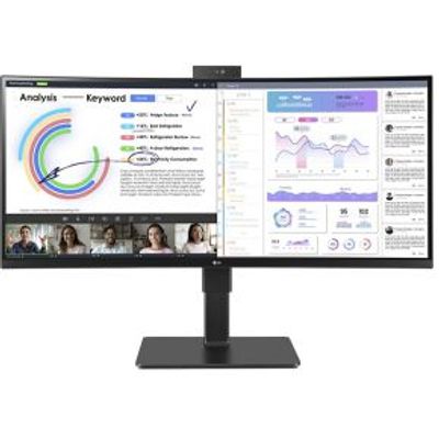 LG UltraWide 34BQ77QC-B 34 Wide Quad HD IPS USB-C monitor