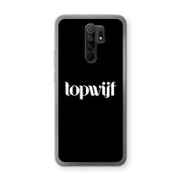 Topwijf Zwart: Xiaomi Redmi 9 Transparant Hoesje
