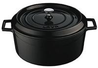 LAVA Trendy Braadpan rond - Ø320mm - 9.86Ltr - Zwart/Zwart - thumbnail