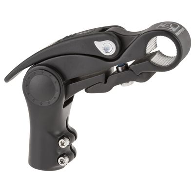 Pro stuurpen verstelbaar met hevel 31,8 / 110 / 28,6 mm mat zwart