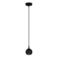 Artdelight Hanglamp Bolero 1 lichts Ø 9 cm zwart