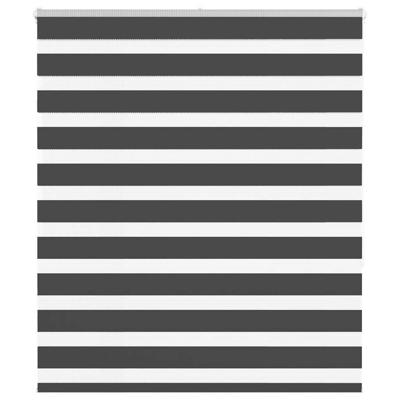 Zebra rolgordijn 105x150 cm stofbreedte 100,9 cm zwart