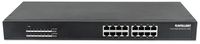 Intellinet 560993 netwerk-switch Unmanaged L2 Gigabit Ethernet (10/100/1000) Power over Ethernet (PoE) 1U Zwart - thumbnail
