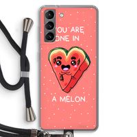 One In A Melon: Samsung Galaxy S21 Transparant Hoesje met koord