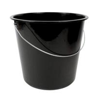 Emmer 10 liter zwart | 10 stuks