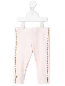 Aigner Kids legging à imprimé chaine - Rose