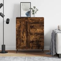Dressoir 69,5x34x90 cm bewerkt hout gerookt eikenkleurig