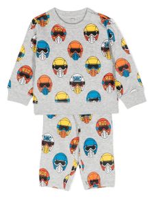 Stella McCartney Kids survêtement à imprimé en all over - Gris