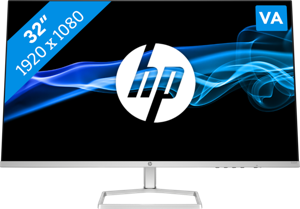 HP 532sf computer monitor 80 cm (31.5") 1920 x 1080 Pixels Full HD Zwart, Wit