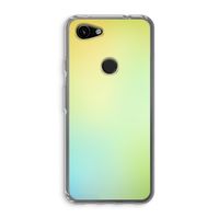 Minty mist pastel: Google Pixel 3a Transparant Hoesje Minty mist pastel: Google Pixel 3a Transparant Hoesje
