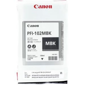 Canon PFI-102MBK inktcartridge Origineel Mat Zwart