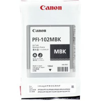 Canon PFI-102 MBK kleur mat zwart