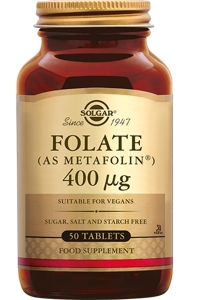 Solgar Folate (Folaat) 400 mcg Tabletten