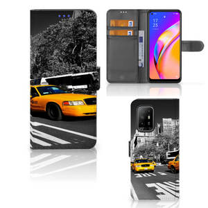 OPPO Reno5 Z | A94 5G Flip Cover New York Taxi