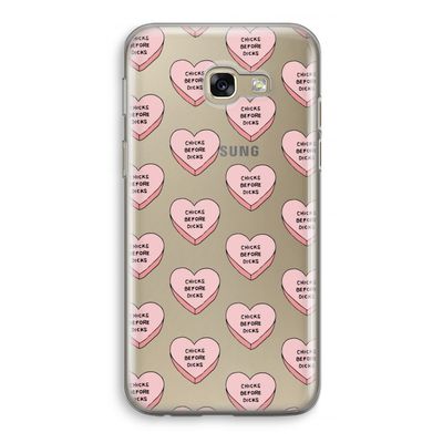 Chicks before dicks: Samsung Galaxy A5 (2017) Transparant Hoesje