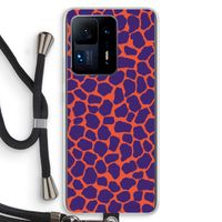 Purple Giraffe: Xiaomi Mi Mix 4 Transparant Hoesje met koord