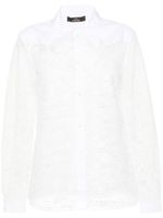 TWINSET chemise en organza à broderies - Blanc - thumbnail