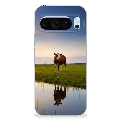 Google Pixel 9 | 9 Pro | TPU Hoesje | Koe Google Pixel 9 | 9 Pro | TPU Hoesje | Koe