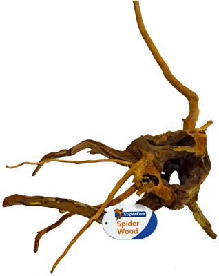 Superfish Spiderwood Small - Goudbruin Azalea Hout voor Aquarium Decoratie