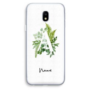 Green Brush: Samsung Galaxy J3 (2017) Transparant Hoesje