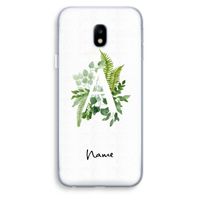 Green Brush: Samsung Galaxy J3 (2017) Transparant Hoesje