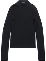 Balenciaga pull Twisted en coton - Noir - thumbnail