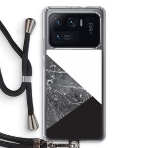 Combinatie marmer: Xiaomi Mi 11 Ultra Transparant Hoesje met koord