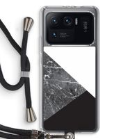 Combinatie marmer: Xiaomi Mi 11 Ultra Transparant Hoesje met koord