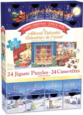 Merry Christmas Adventskalender 24 x 50 Stukjes Merry Christmas Adventskalender 24 x 50 Stukjes