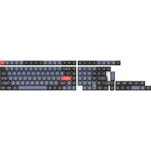 Keychron Double-Shot PBT OSA Full Keycap-Set - Black And Grey keycaps 134 Stuks, US-Layout (ANSI)