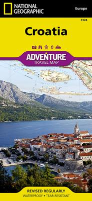 Wegenkaart - landkaart 3324 Adventure Map Croatia - Kroatië | National Geographic