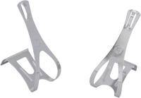CONTEC toeclips "track" ct pedal clips track niro silver 2pcs
